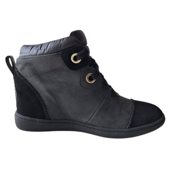 SKECHERS SKCH 3 Hidden Wedge Leather Ankle Boot Goth Indie Sleeze 8 Whimsigoth - Picture 3 of 9